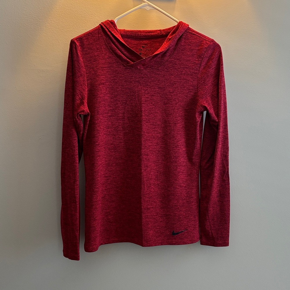 Nike Dri-FIT Crimson Hoodie, women’s xs
